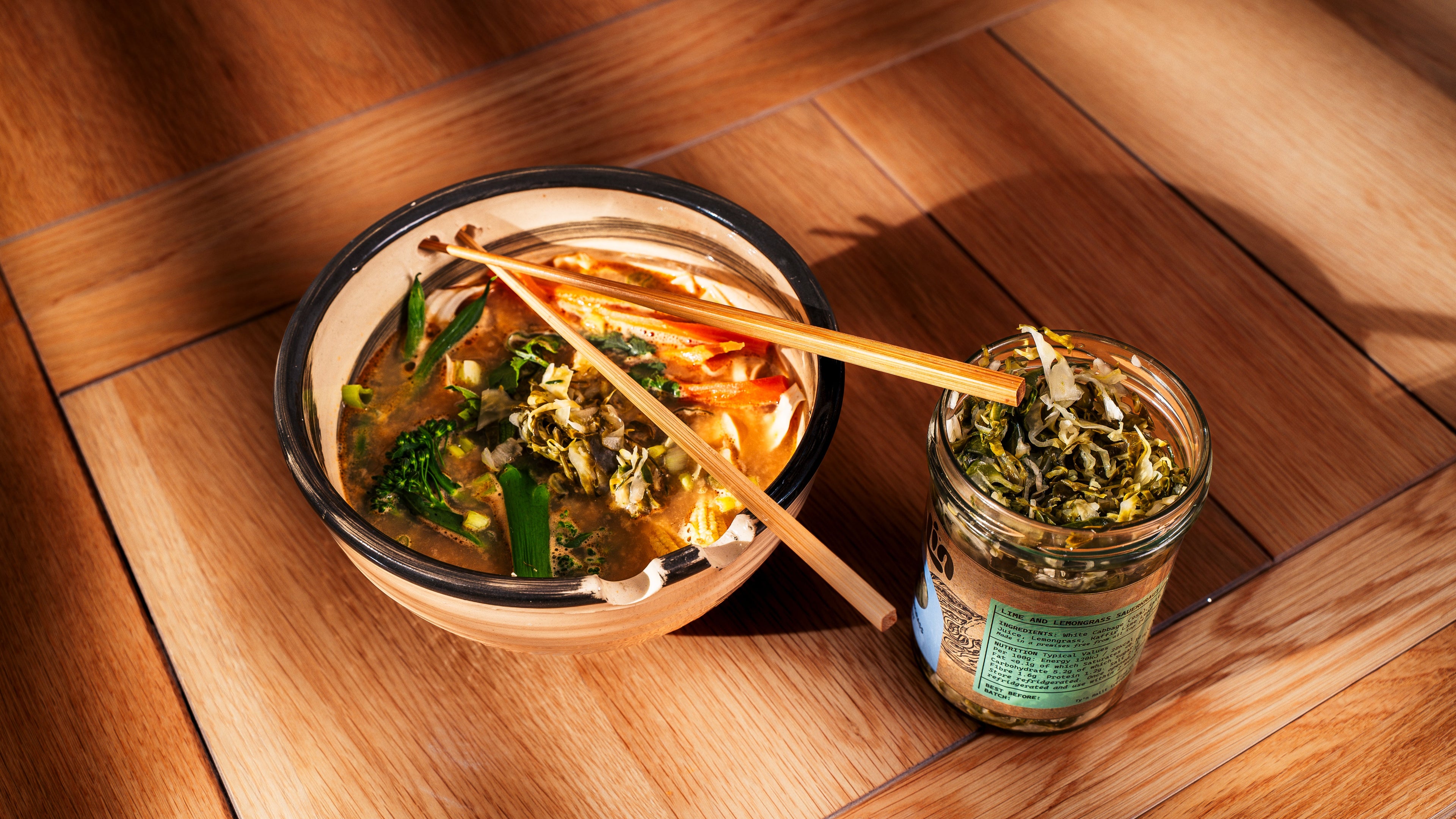 Organic Lime & Lemongrass Sauerkraut
