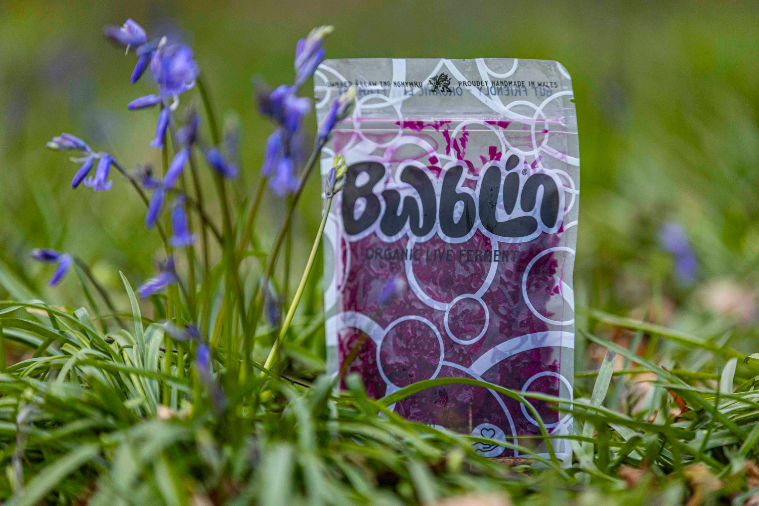 pouch of red cabbage bwblin sauerkraut