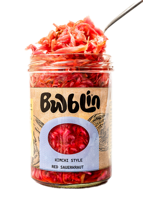 Organic Kimchi-Style Red Cabbage Sauerkraut