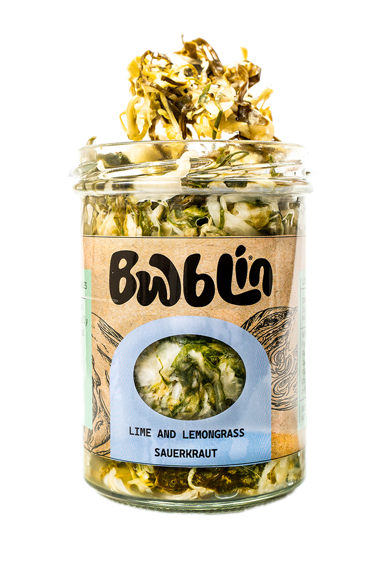 Organic Lime & Lemongrass Sauerkraut
