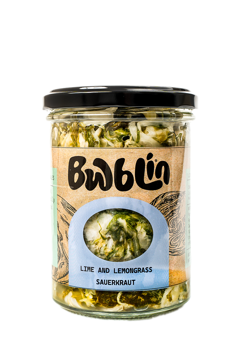 Organic Lime & Lemongrass Sauerkraut