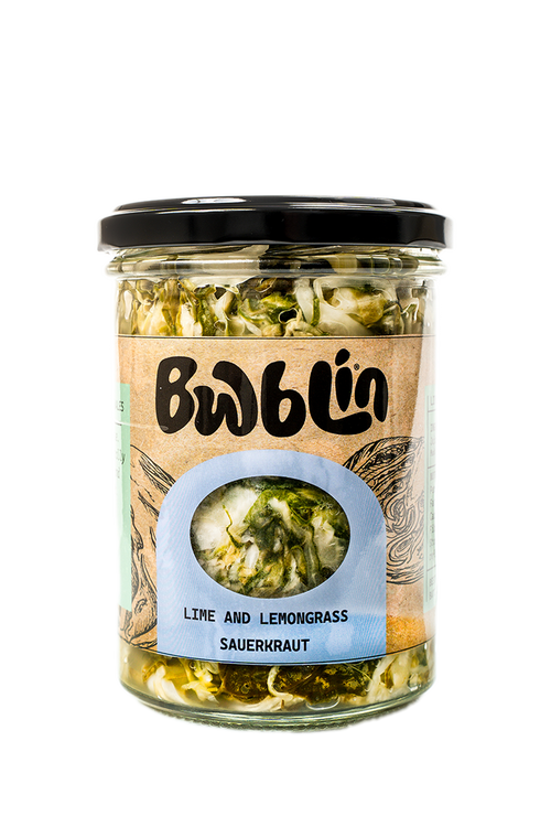 Organic Lime & Lemongrass Sauerkraut